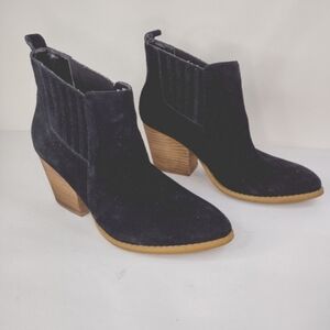 CROWN vintage lasso leather suede boots women size (81/2 M)